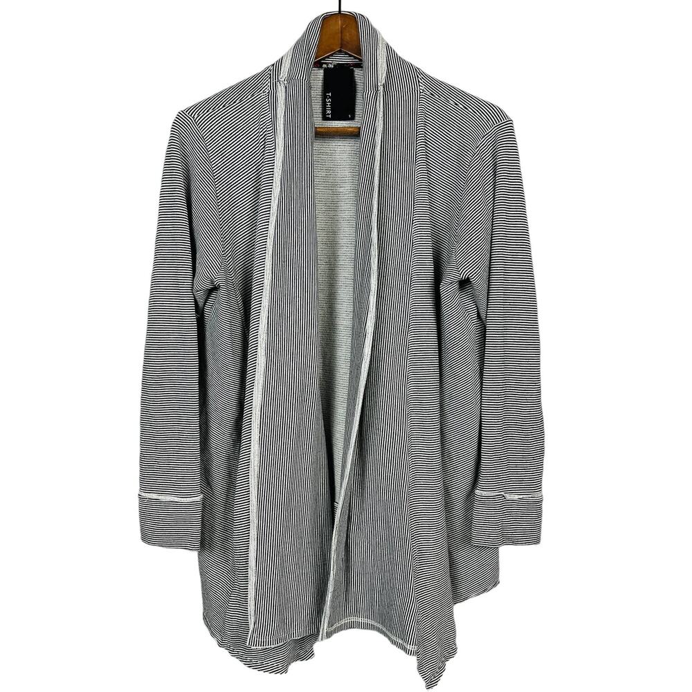 Dolan Open Front Cardigan Anthropologie Stripe Long - S